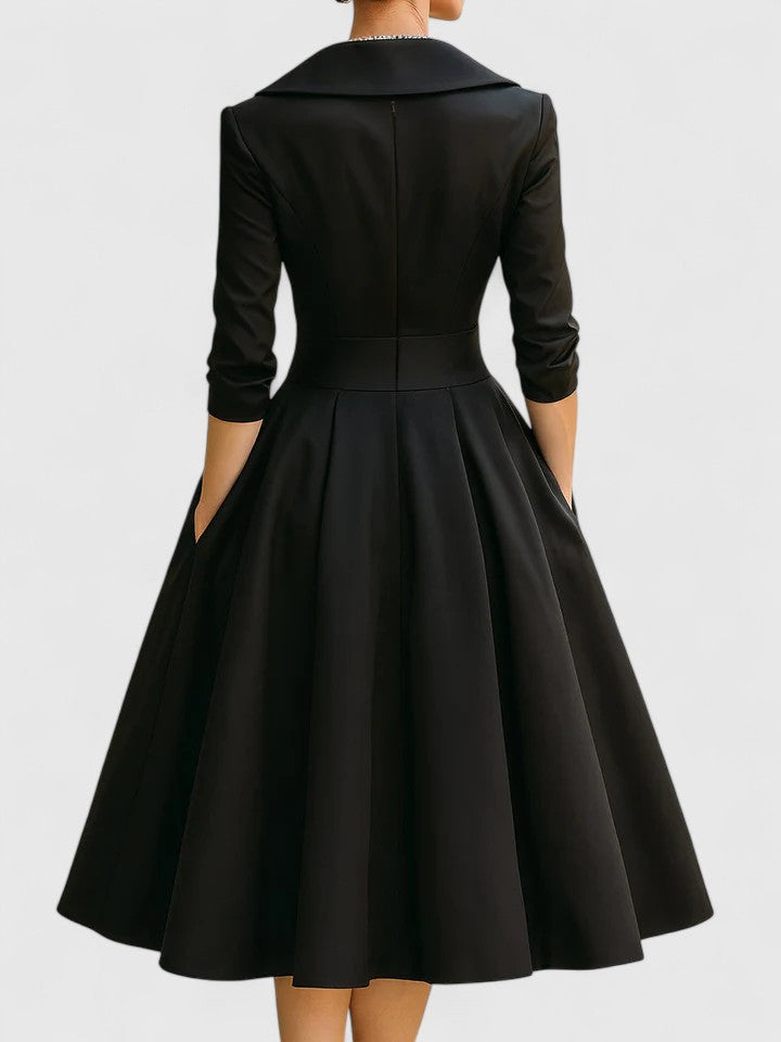 Yan | Elegant Midi Dress