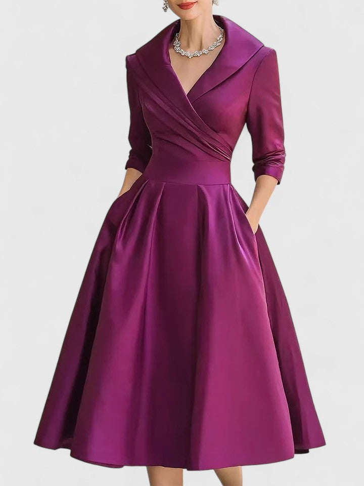 Yan | Elegant Midi Dress