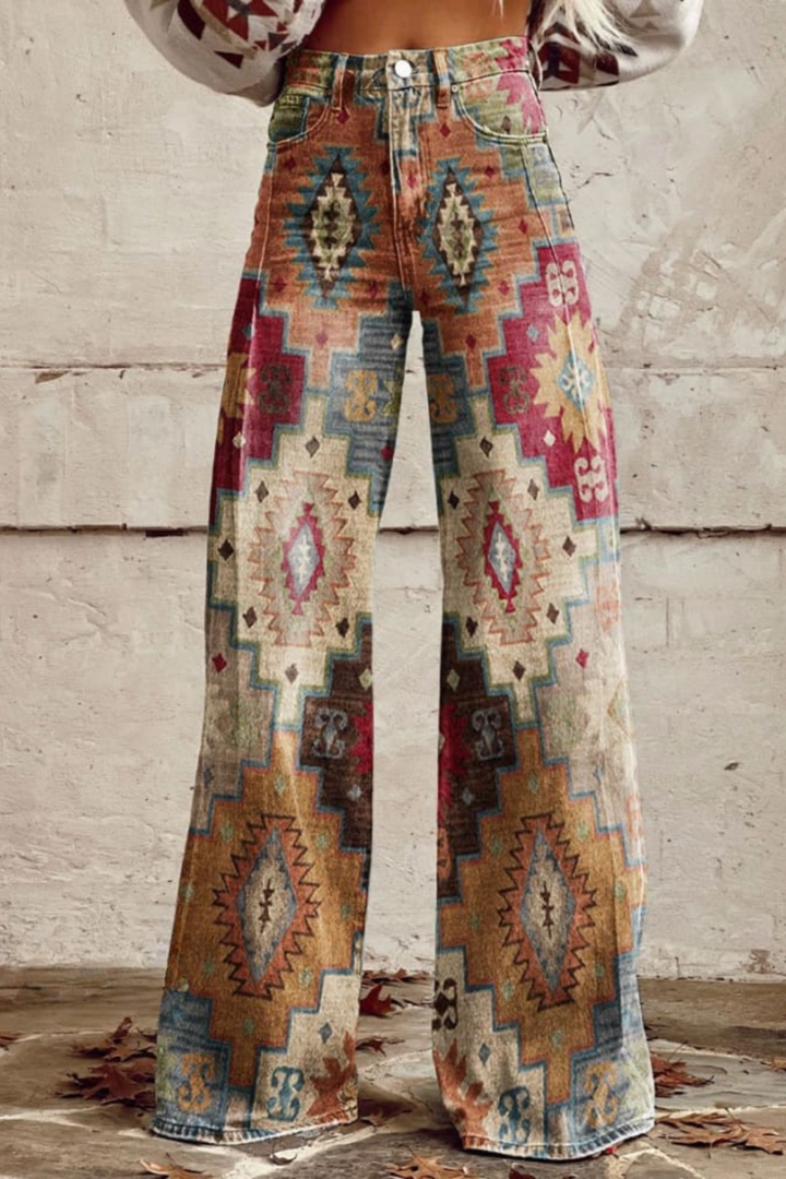 Juliette | Soft Printed Trousers