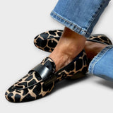Leva™ | Leopardo rašto mokasinai