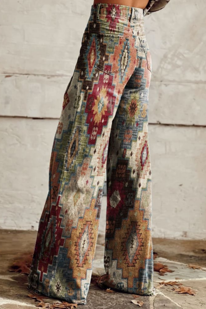 Juliette | Soft Printed Trousers