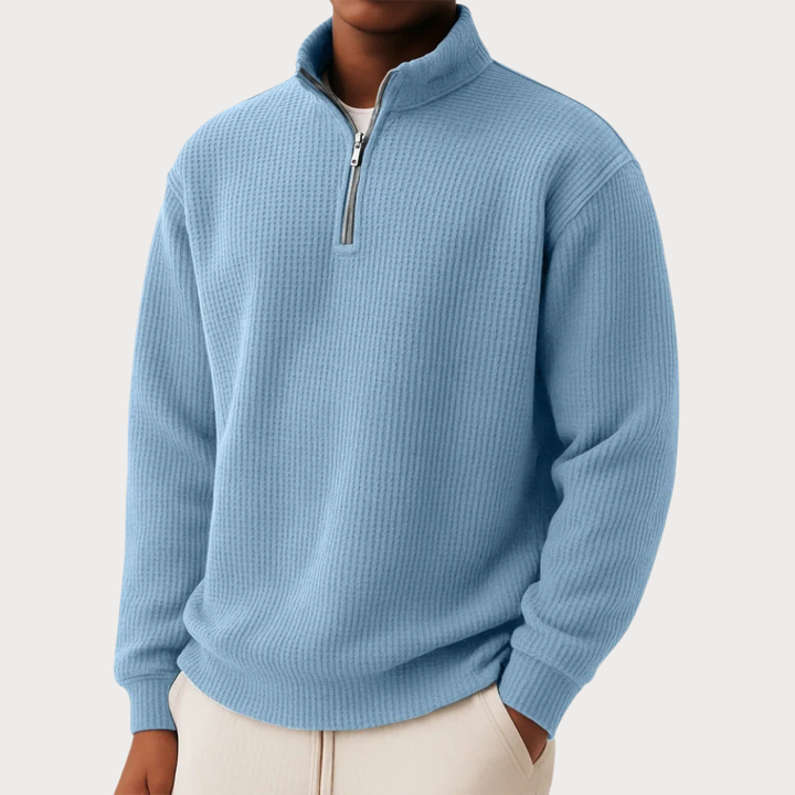 Damien | Zip-up jumper for everyday comfort and timeless style