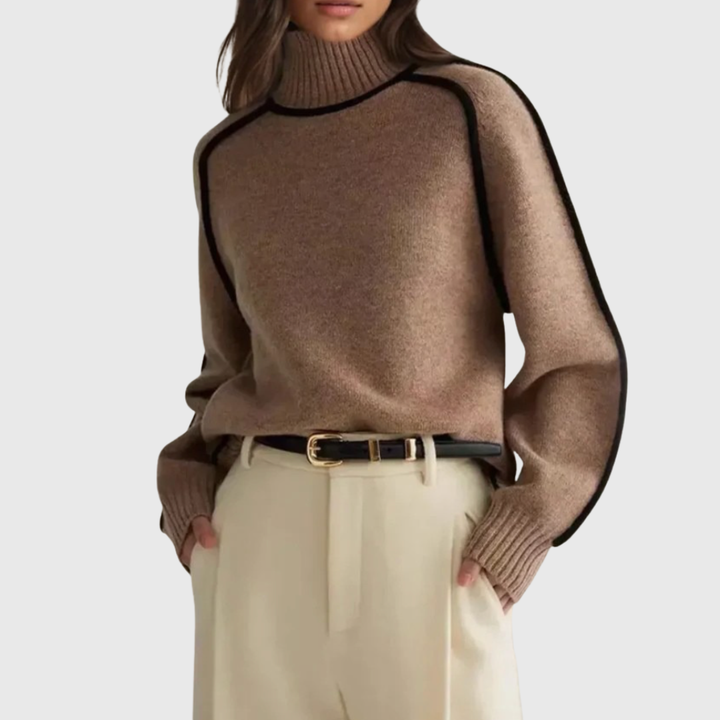 Sandrine | Elegant Roll Neck Jumper