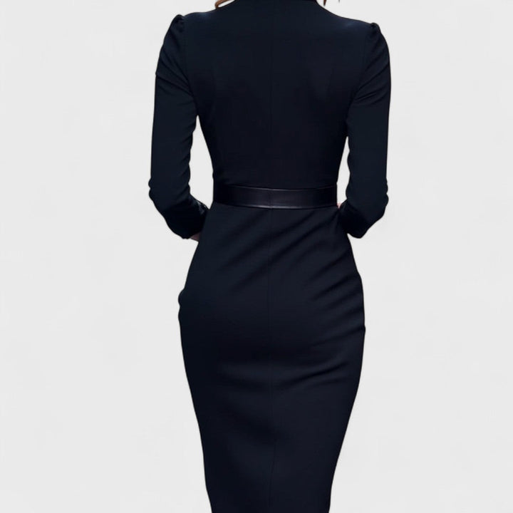 Camille | The Belted Power Maxi Dress