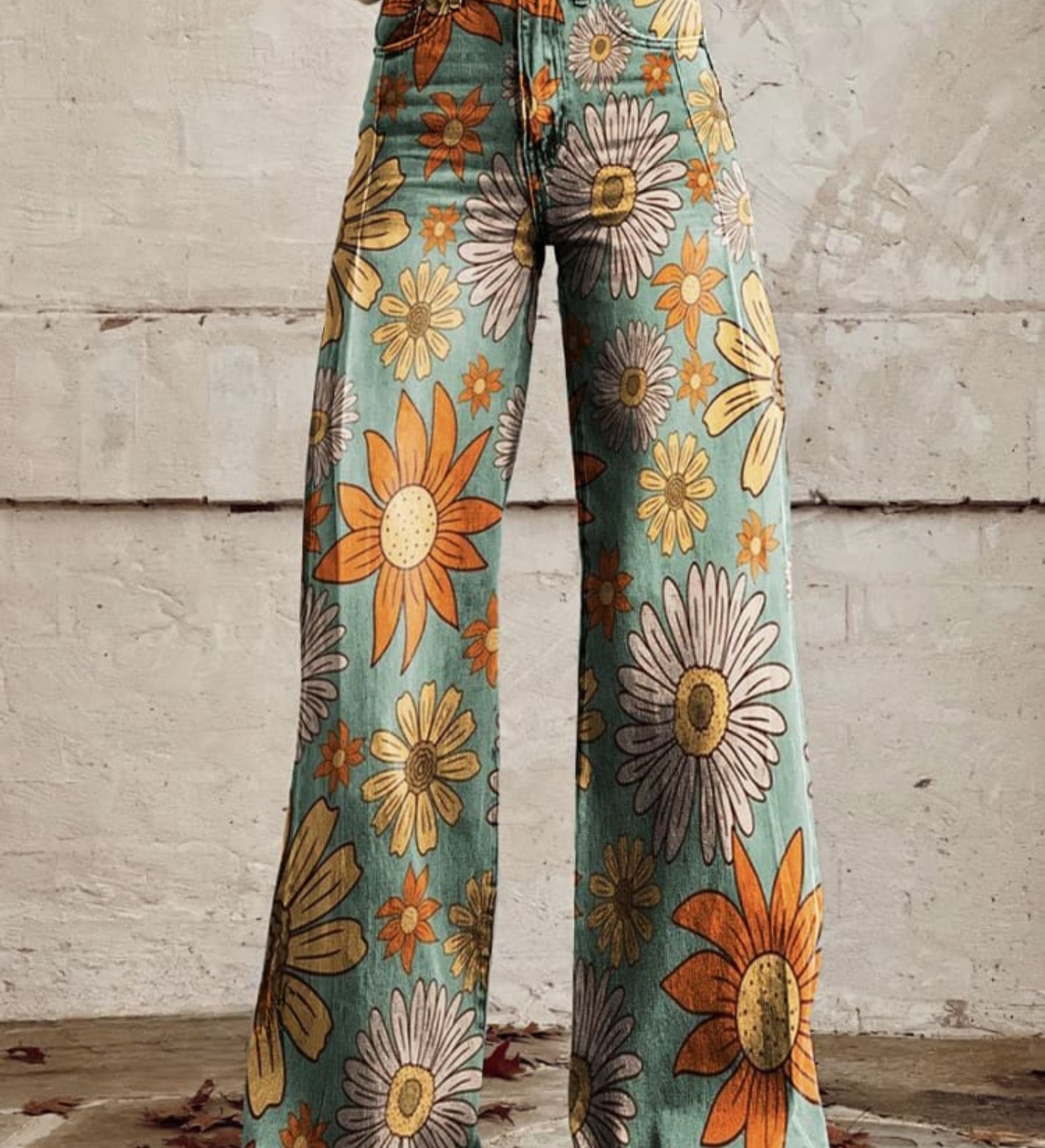 Danguolė™ | Vintažinės palazzo kelnės
