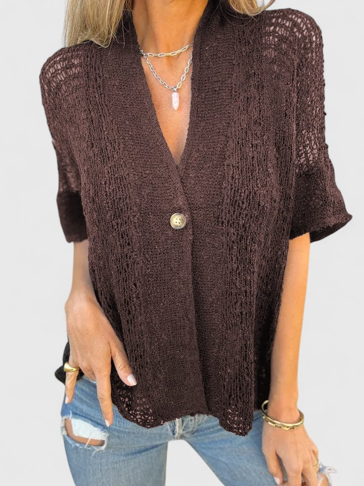 Nina | Elegant Knitted Shirt