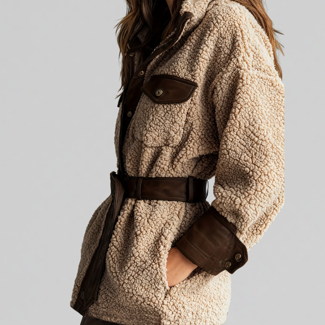 Bridget | Belted Teddy Jacket