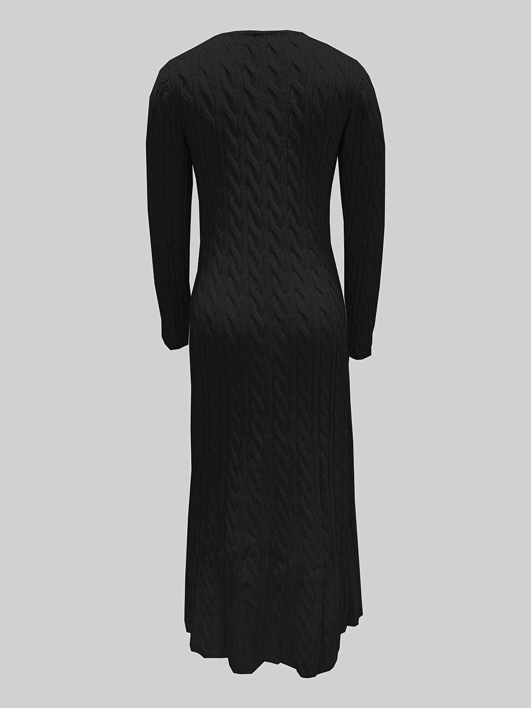 Sarah | Comfortable Cable Knit Maxi Dress