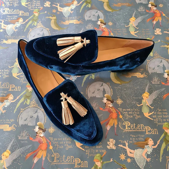 Celestia - Elegant Fringed Loafers