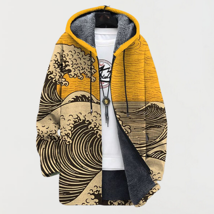 Caoimhe | Wavy Pattern Coat