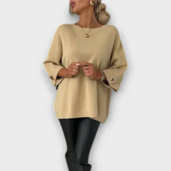Saoirse™ | Refined Knit Blouse