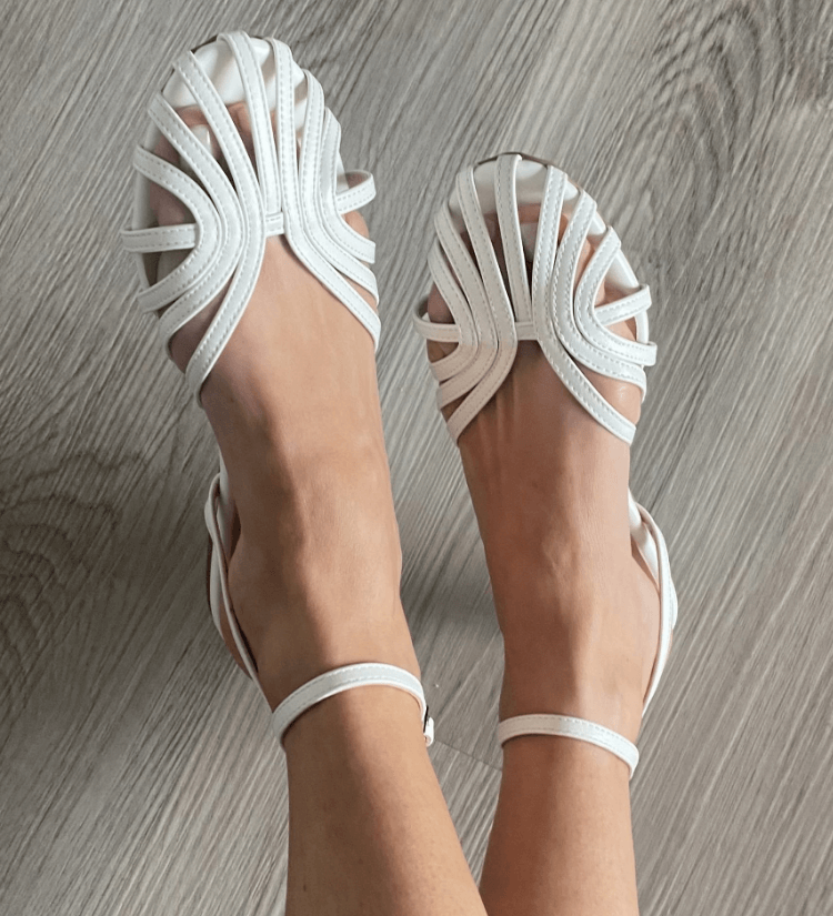 Emilija™ | Auksinių Papuošalų Sandalai