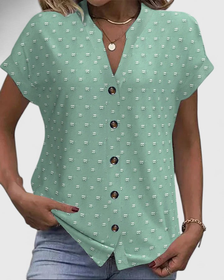 Élodie | Comfortable V Neck Shirt
