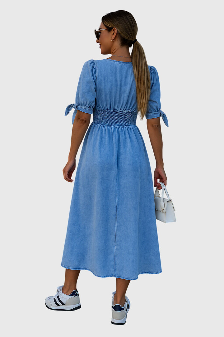 Jacqueline | Elegant Denim Dress