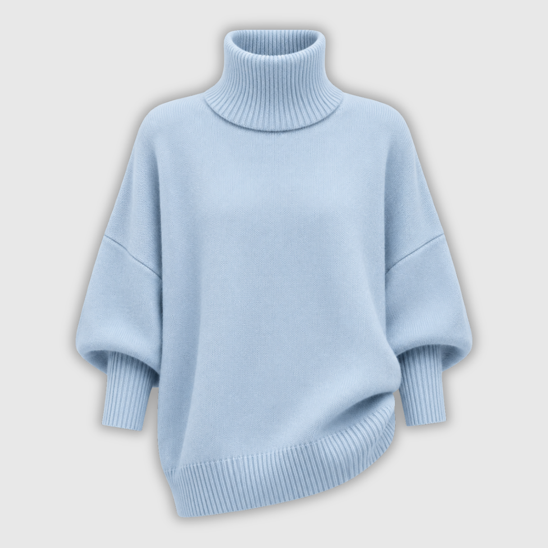 Winifred | Roll Neck Cable Knit Jumper