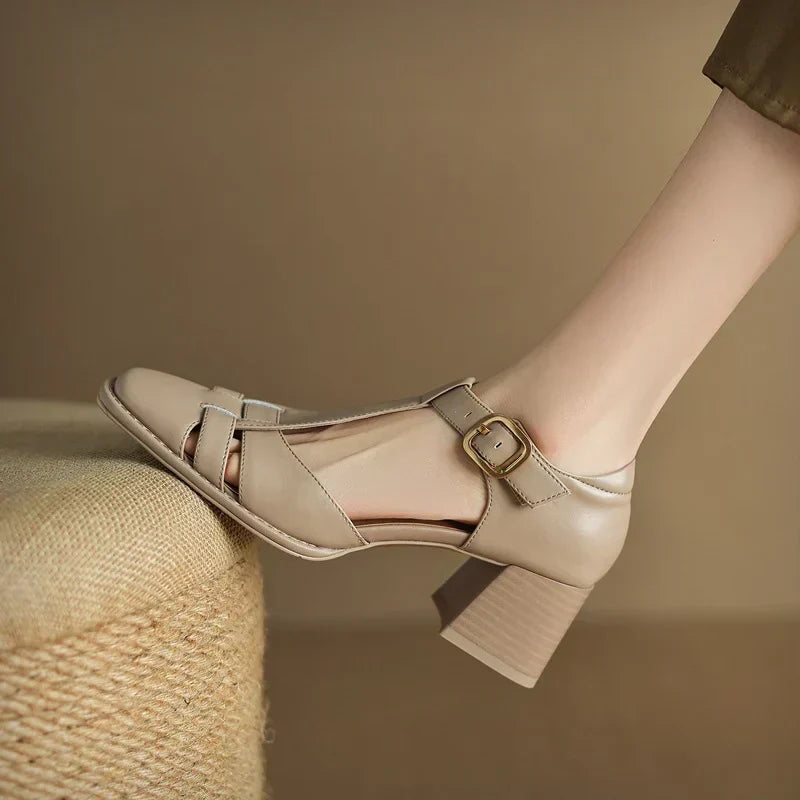 Éléonore | Square Toe Sandals