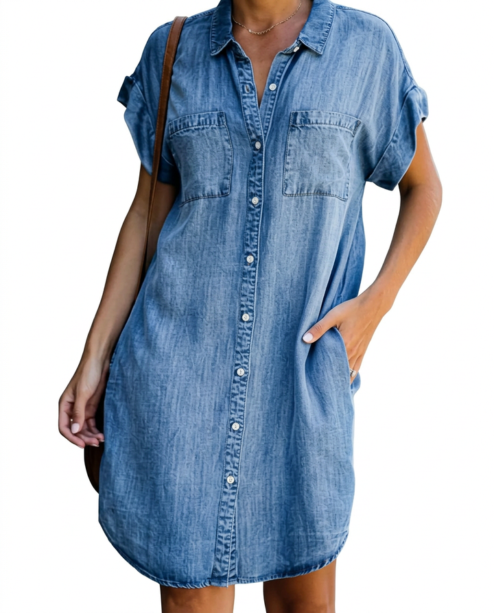 Suzanne | Button-Up Shirt Dress