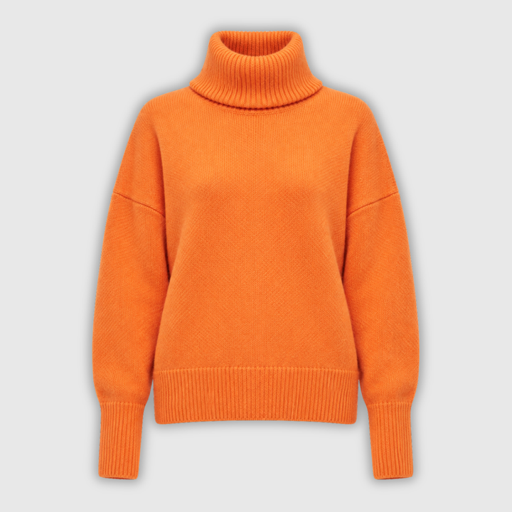 Winifred | Roll Neck Cable Knit Jumper