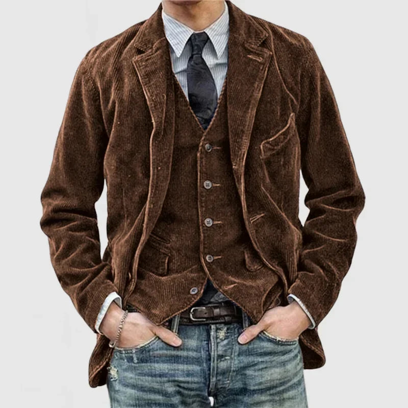 Edmond | Corduroy Blazer and Waistcoat