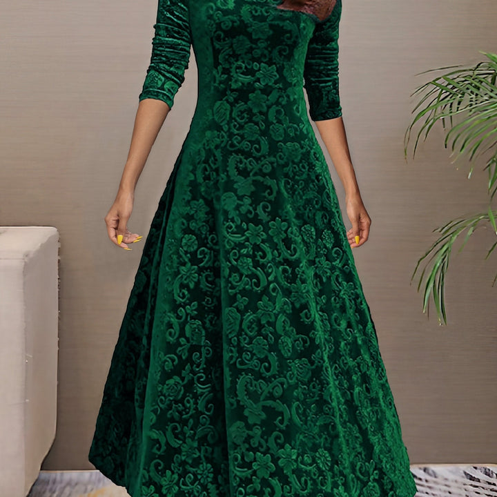 Sandrine | Velvet Elegance Dress for the Festivities