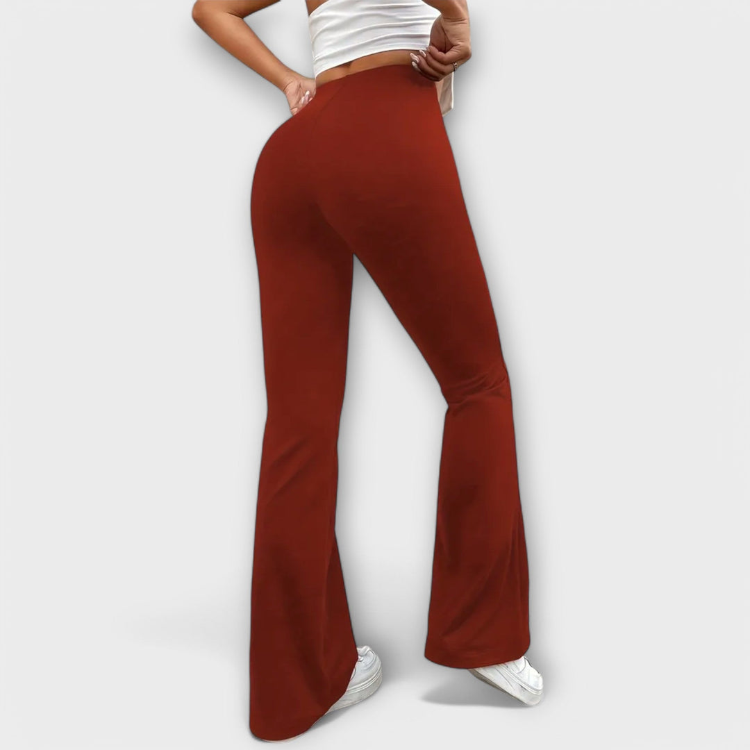Camille | Relaxed Trousers with Flared Legs