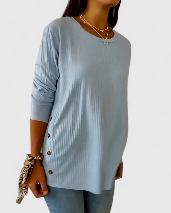 Manon | Elegant Crew Neck Top