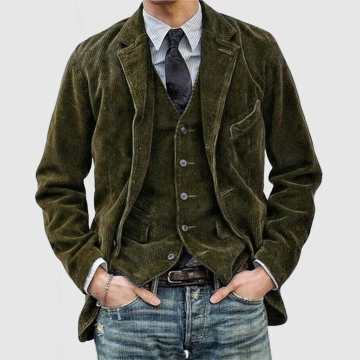 Edmond | Corduroy Blazer and Waistcoat
