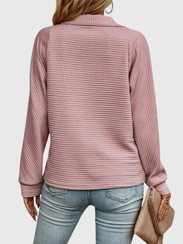 Christine | Elegant Half-Zip Jumper