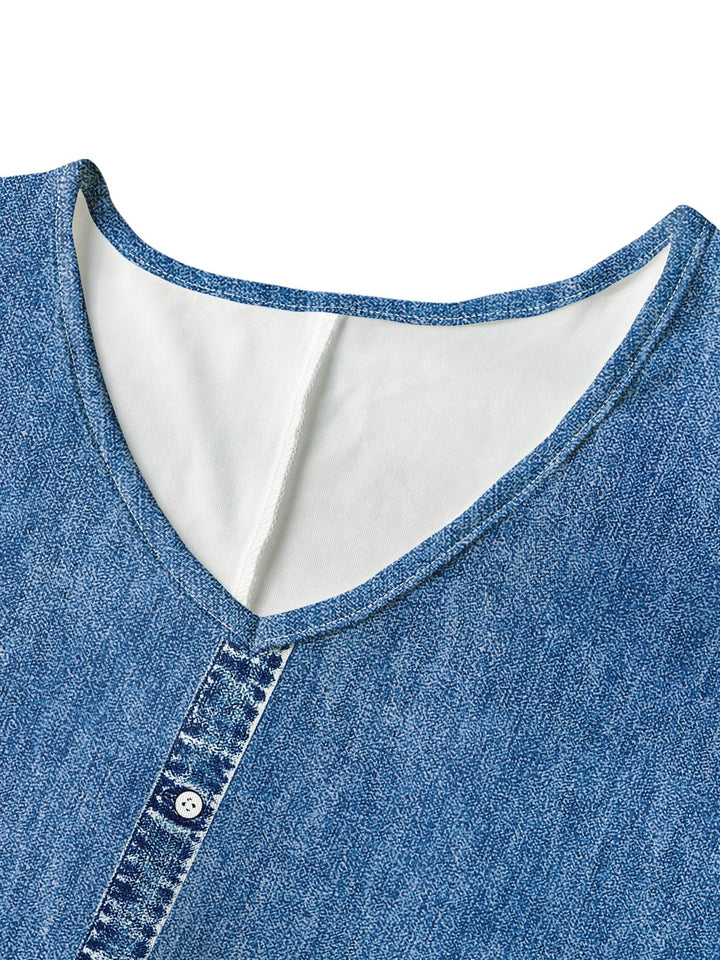 Léontine | Retro Denim Dress
