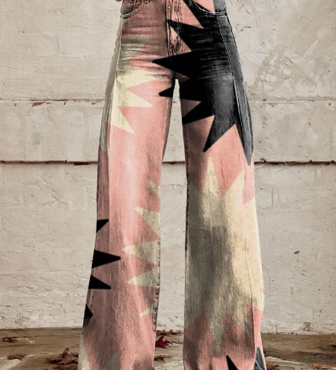 Simona™ | Bohemiškos elegantiškos kelnės