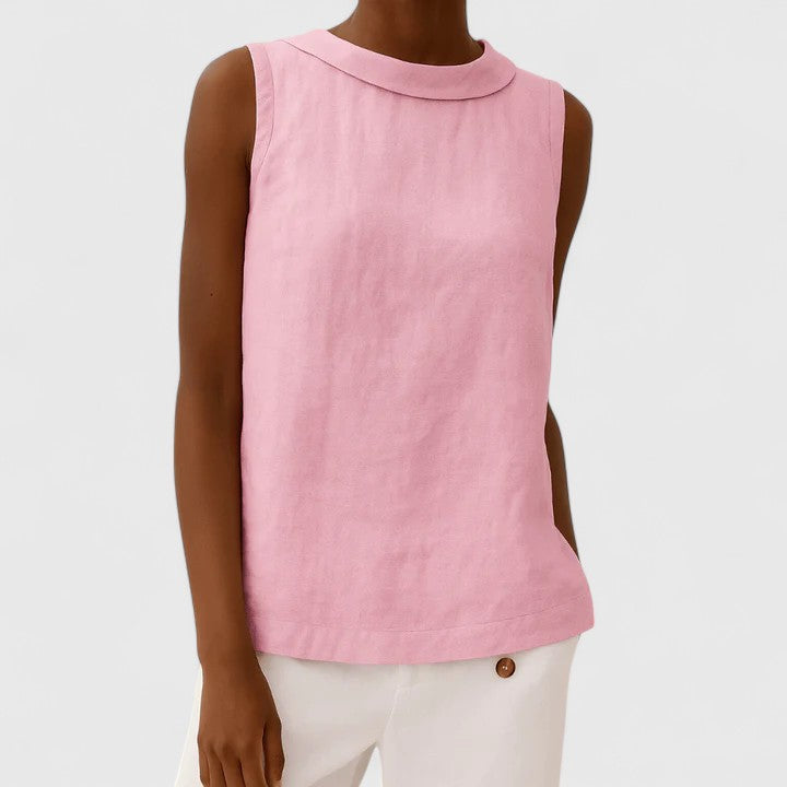 Isabelle | Elegant Top with Roll Neck