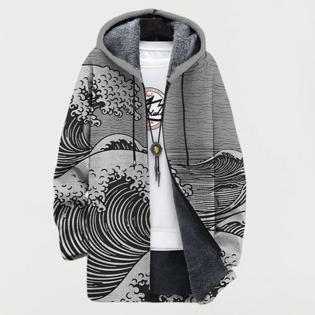 Caoimhe | Wavy Pattern Coat