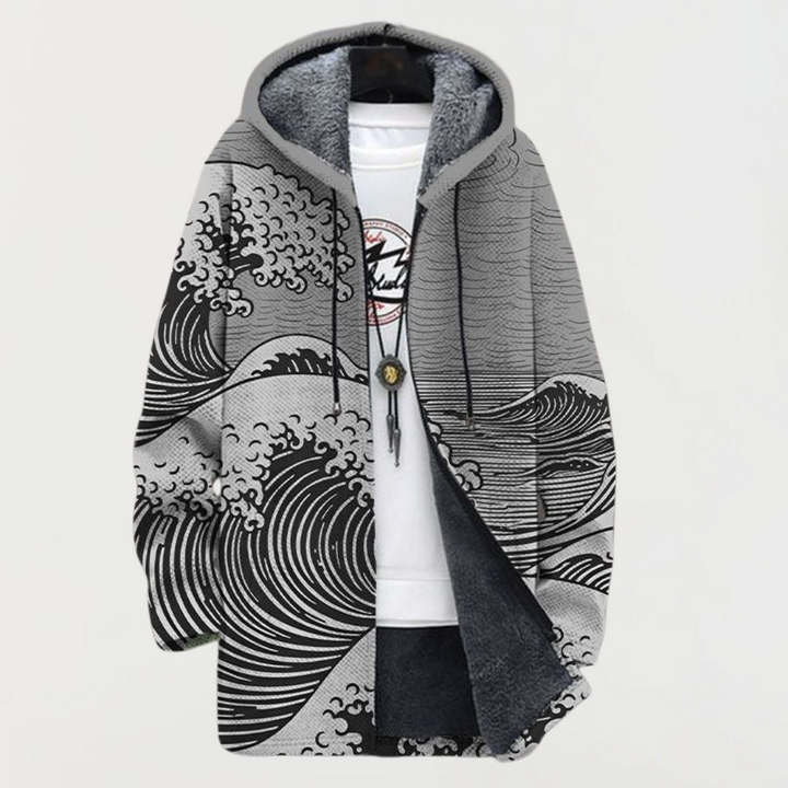 Caoimhe | Wavy Pattern Coat