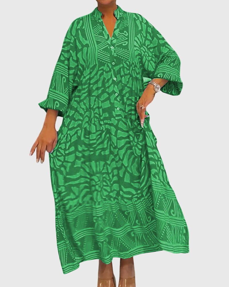 Mckinley | Maxi Dress with Elegant Print