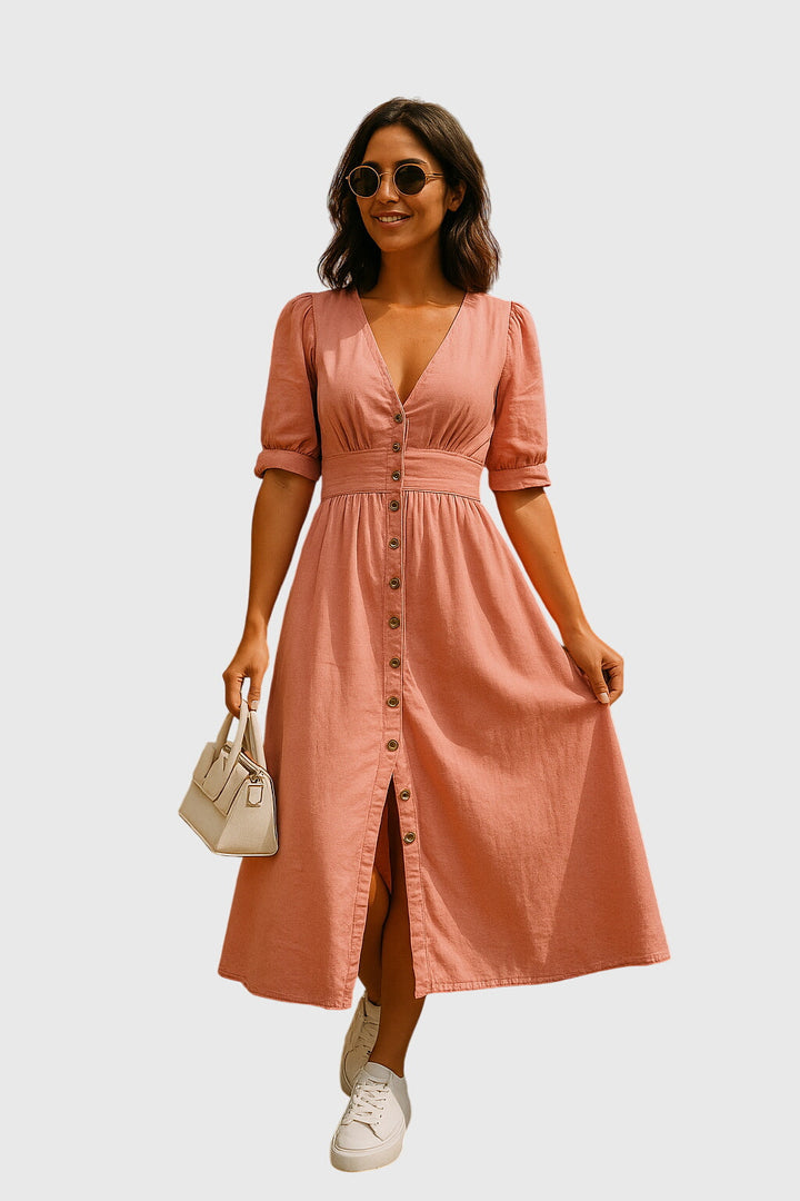 Jacqueline | Elegant Denim Dress