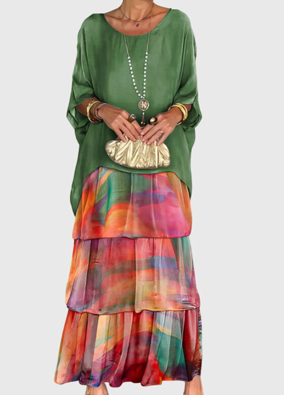 Patricia | Elegant Long and Flowing Dress