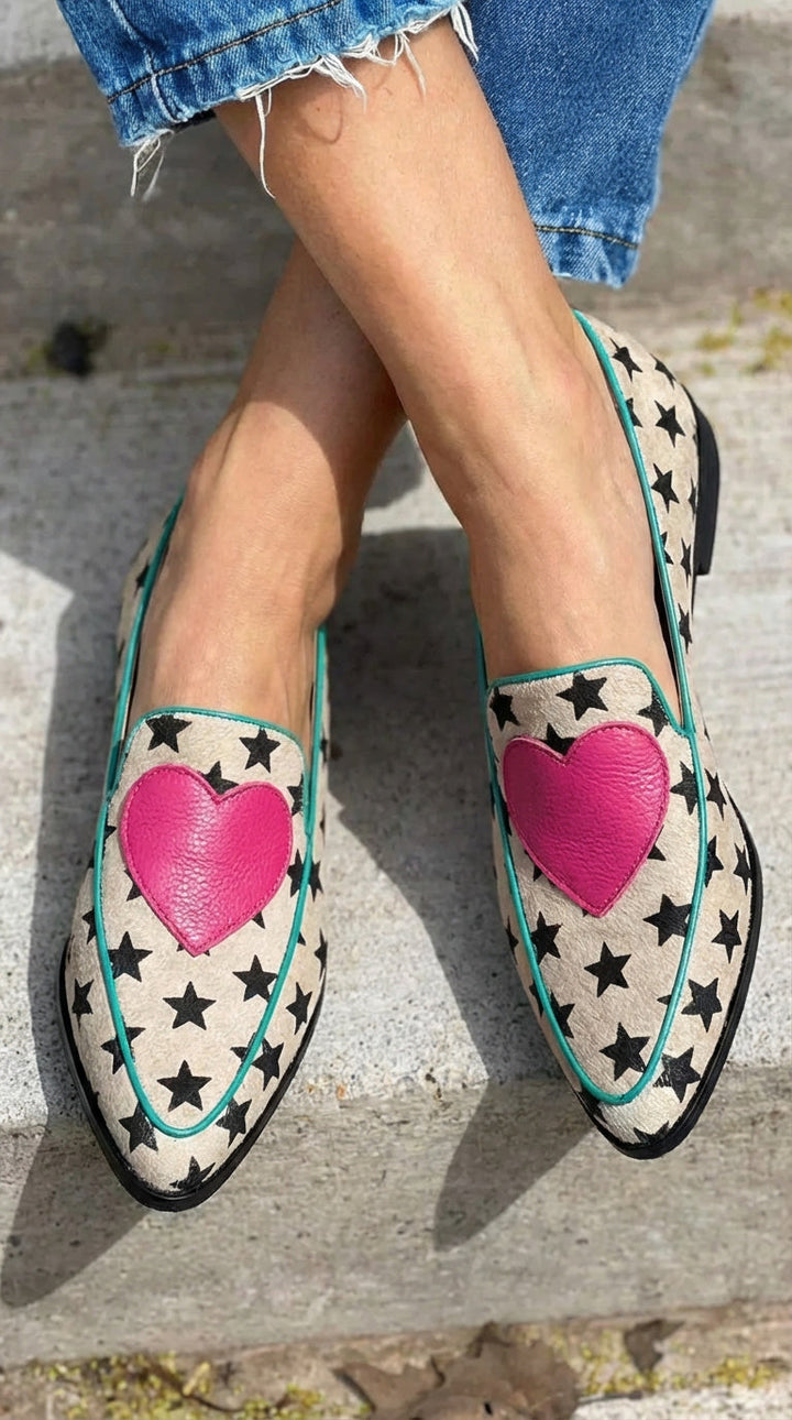 Marisol - Fun Heart Moccasins