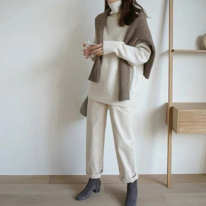 Maude | Oversized Roll Neck Jumper