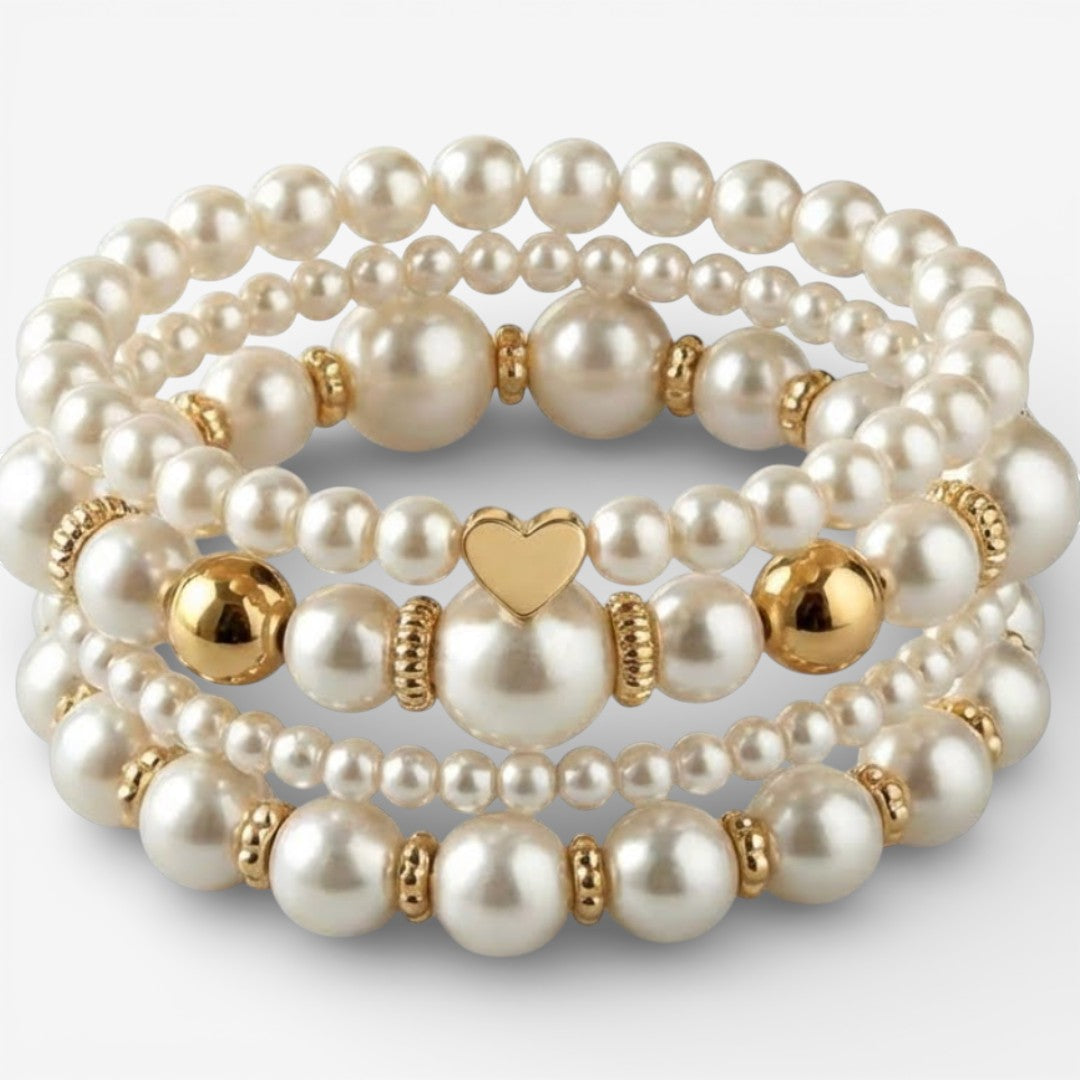 Elegant Pearl Bracelet Set for a Unique Style