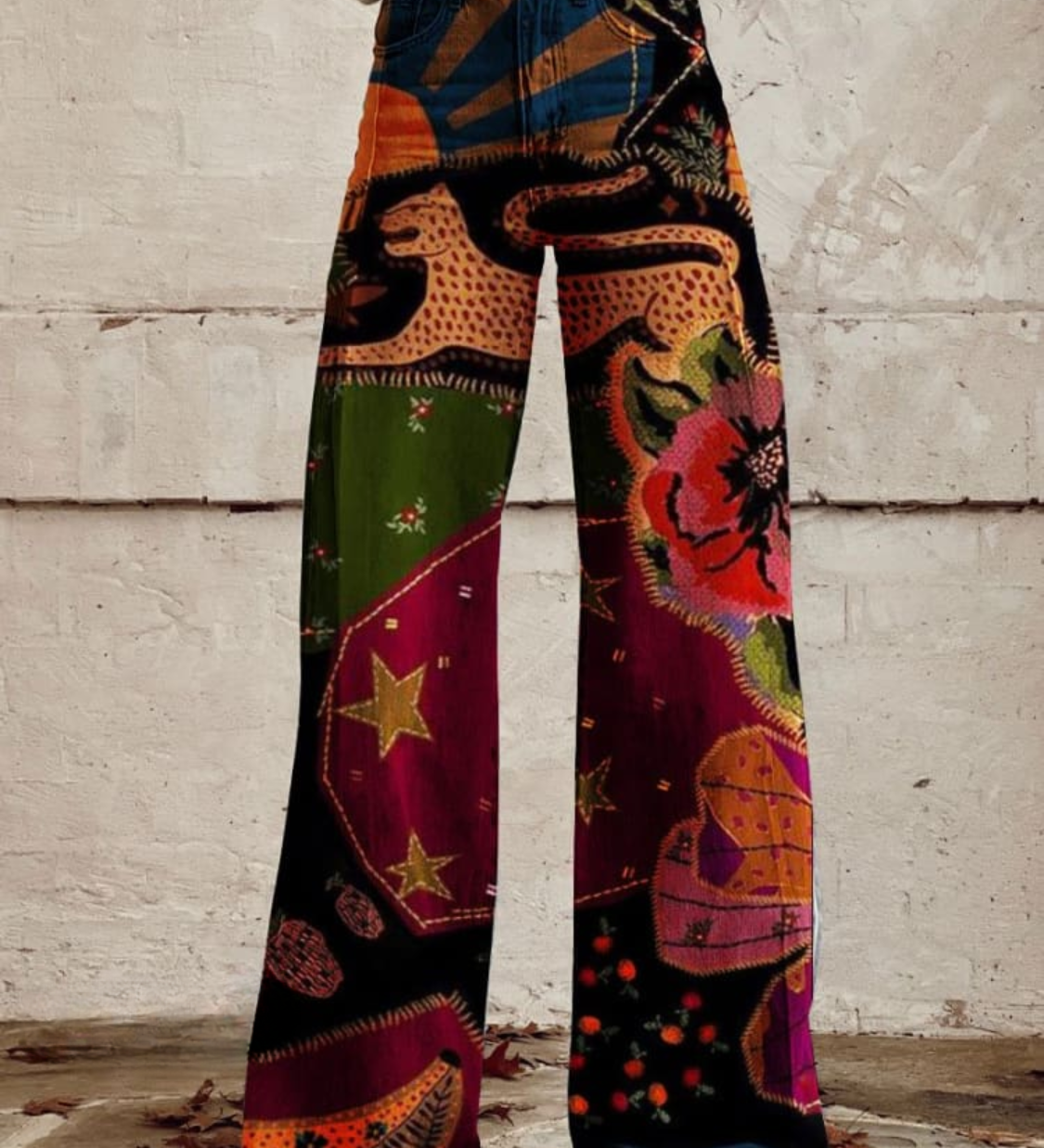 Vilija™ | Vintažinės boho kelnės