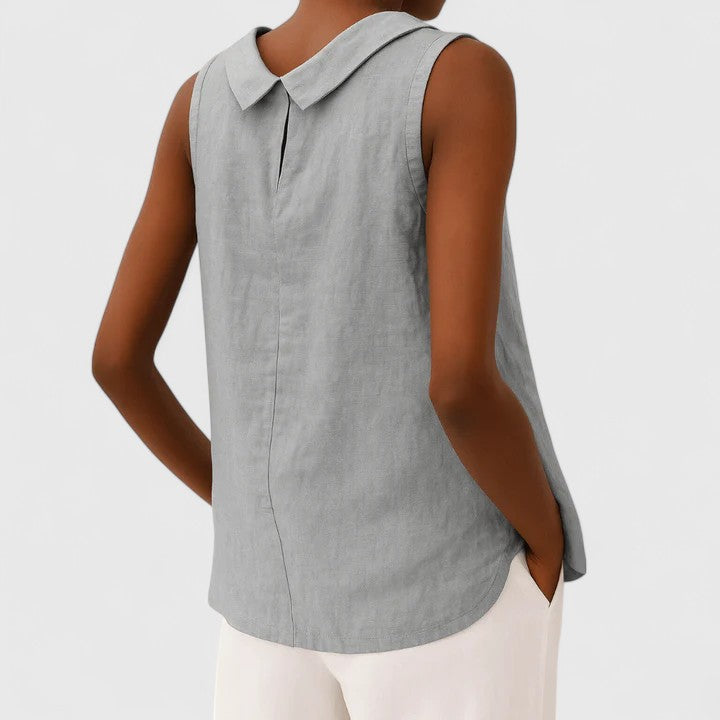 Isabelle | Elegant Top with Roll Neck