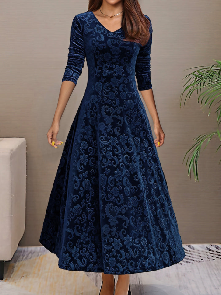 Sandrine | Velvet Elegance Dress for the Festivities