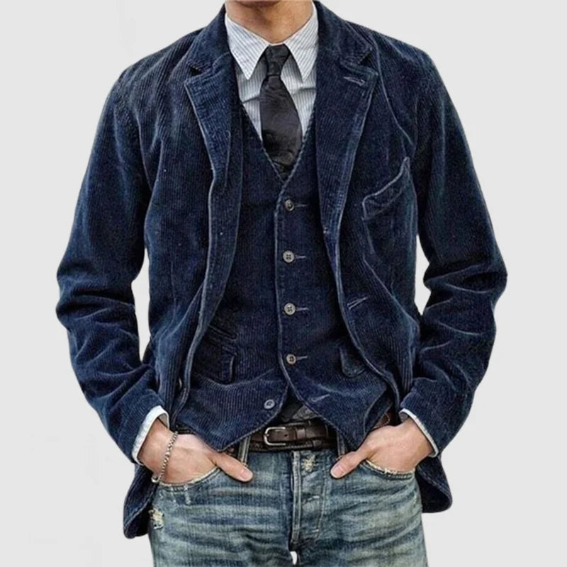 Edmond | Corduroy Blazer and Waistcoat