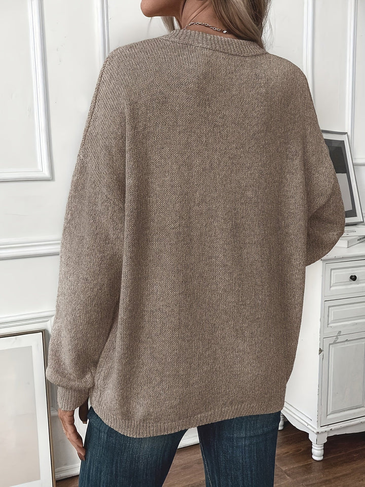 Ivy | Relaxed Split-Hem Jumper