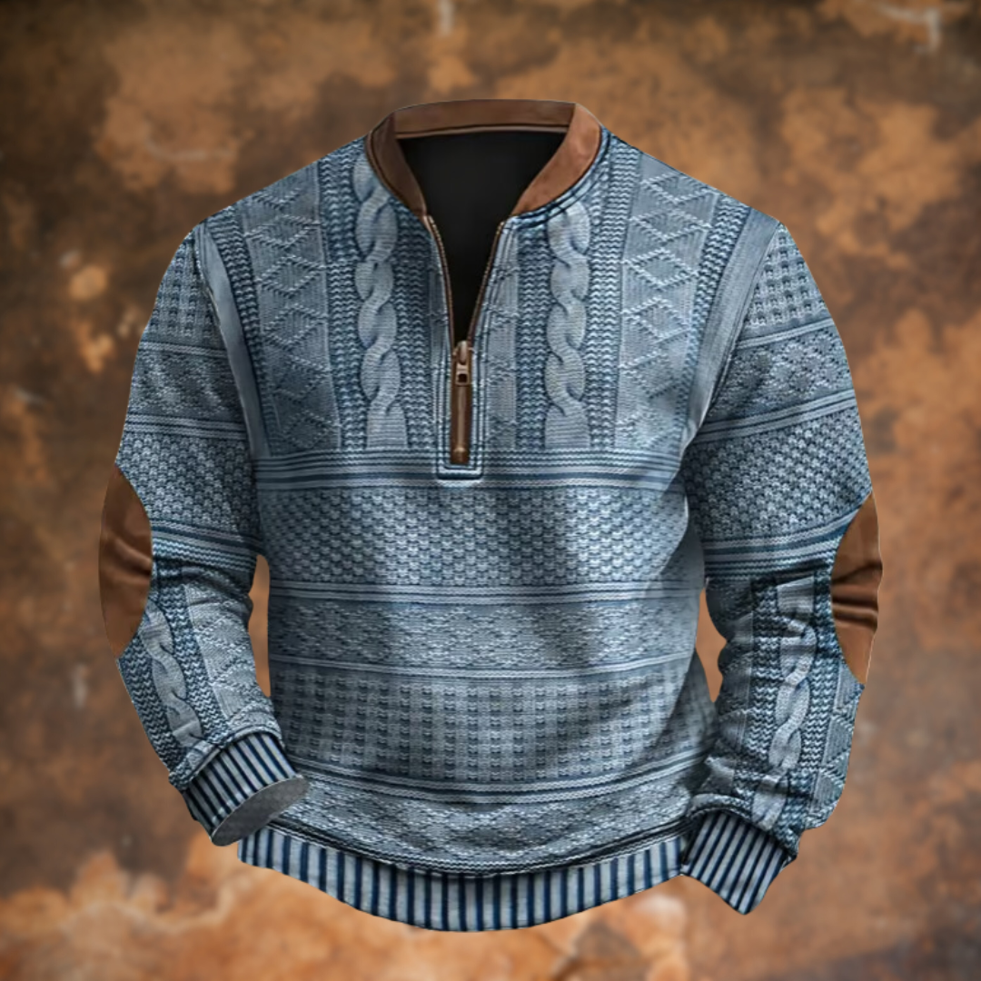 Jonas | Comfortable zip-up jumper with a modern look