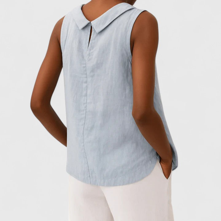 Isabelle | Elegant Top with Roll Neck