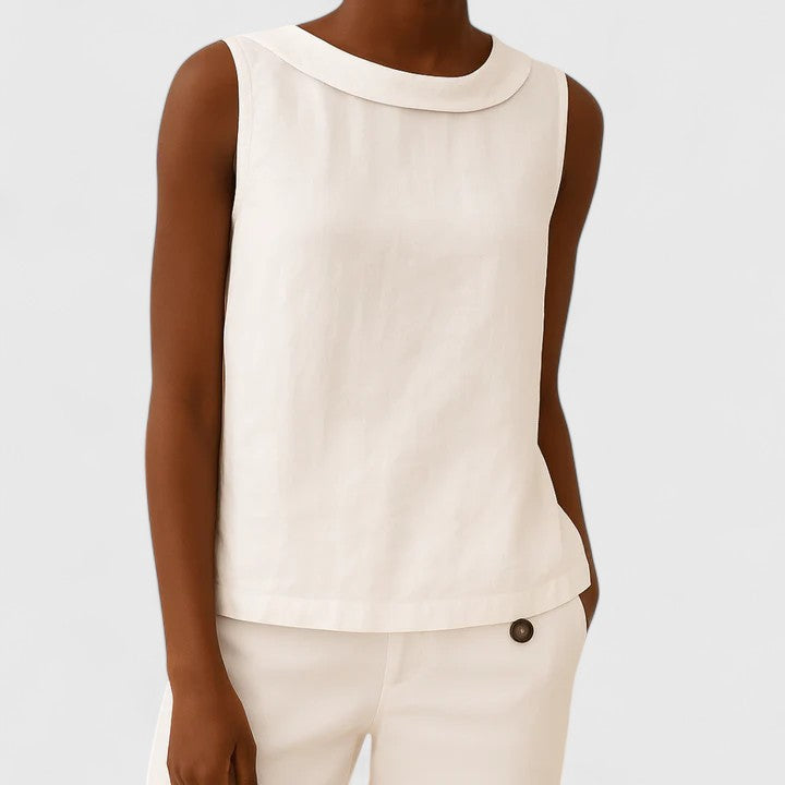 Isabelle | Elegant Top with Roll Neck