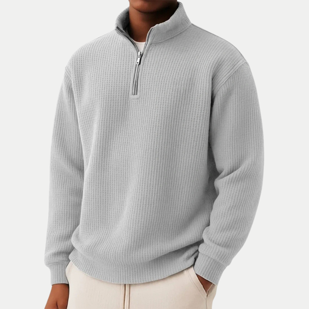 Damien | Zip-up jumper for everyday comfort and timeless style
