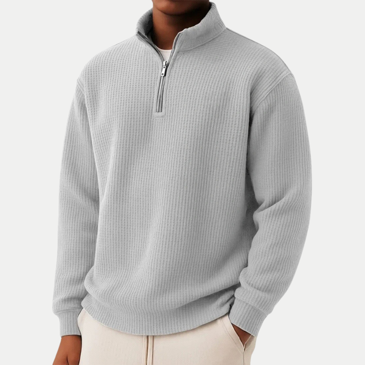Damien | Zip-up jumper for everyday comfort and timeless style