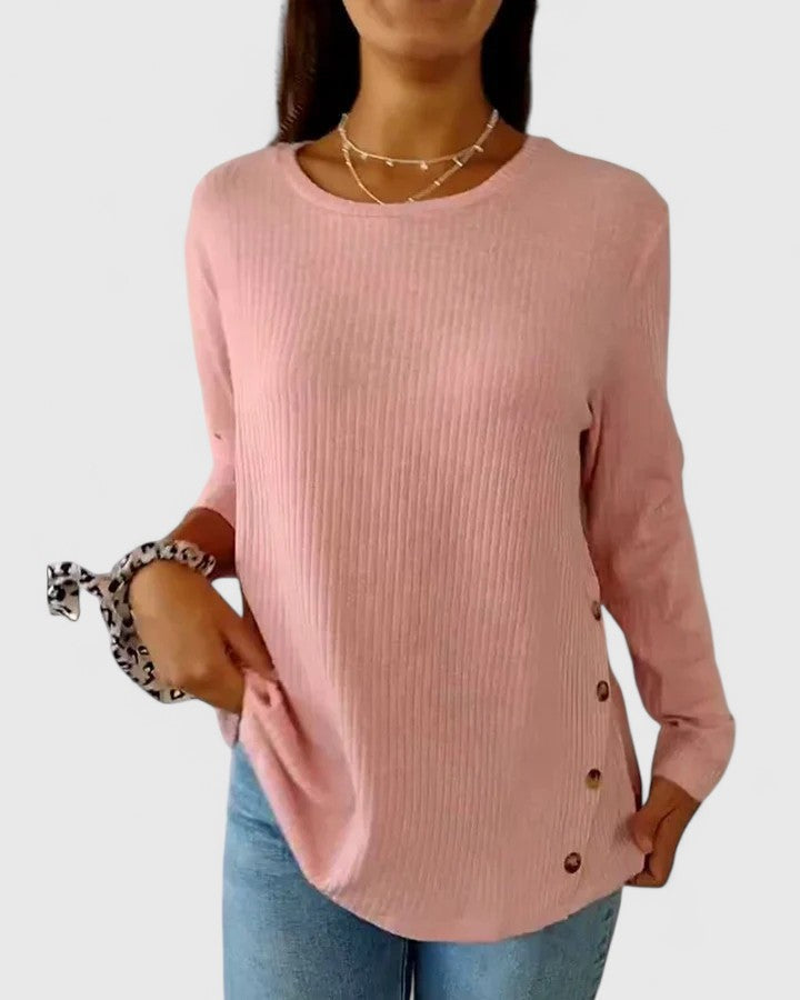 Manon | Elegant Crew Neck Top